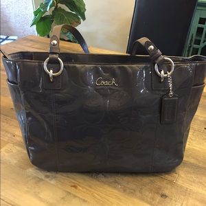 Coach Patent Leather Tote